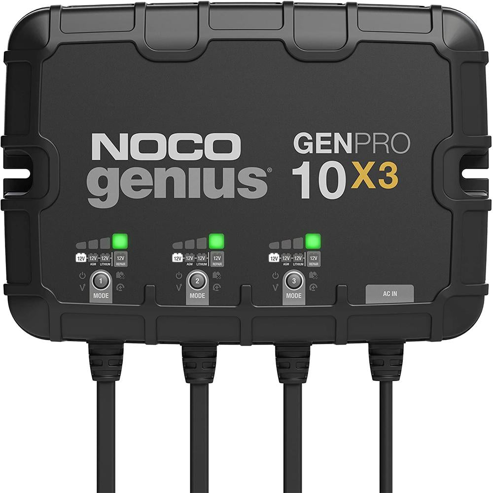 NOCO GENPRO10X3 3-Bank 30A Onboard Battery Charger & Maintainer