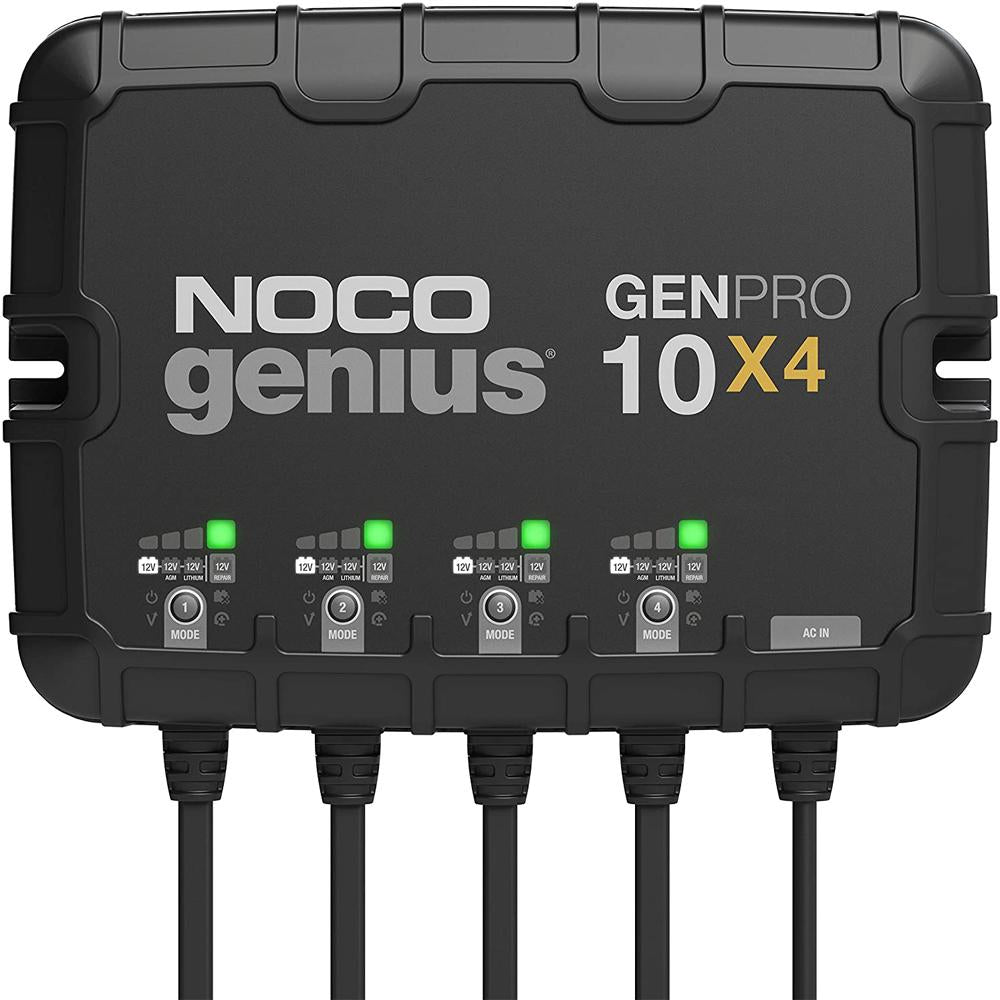 NOCO GENPRO10X4 4-Bank 40A Onboard Battery Charger & Maintainer