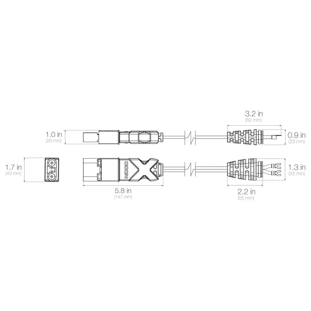 Yamaha Cable With 2-Pin Plug for GX4820 - 76"