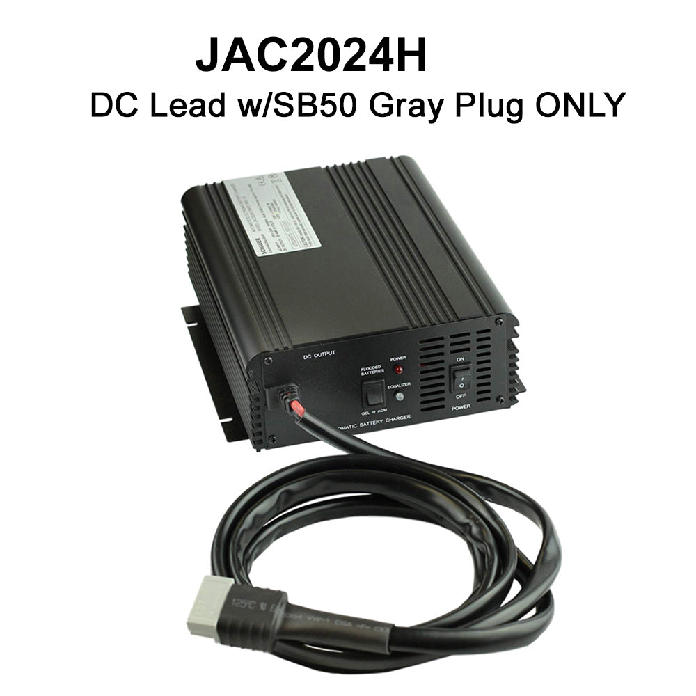 JAC2024H - Schauer 24V, 20A Intelligent Electronic Charger with Float/Maintenance Mode - Includes Choice of DC Connector