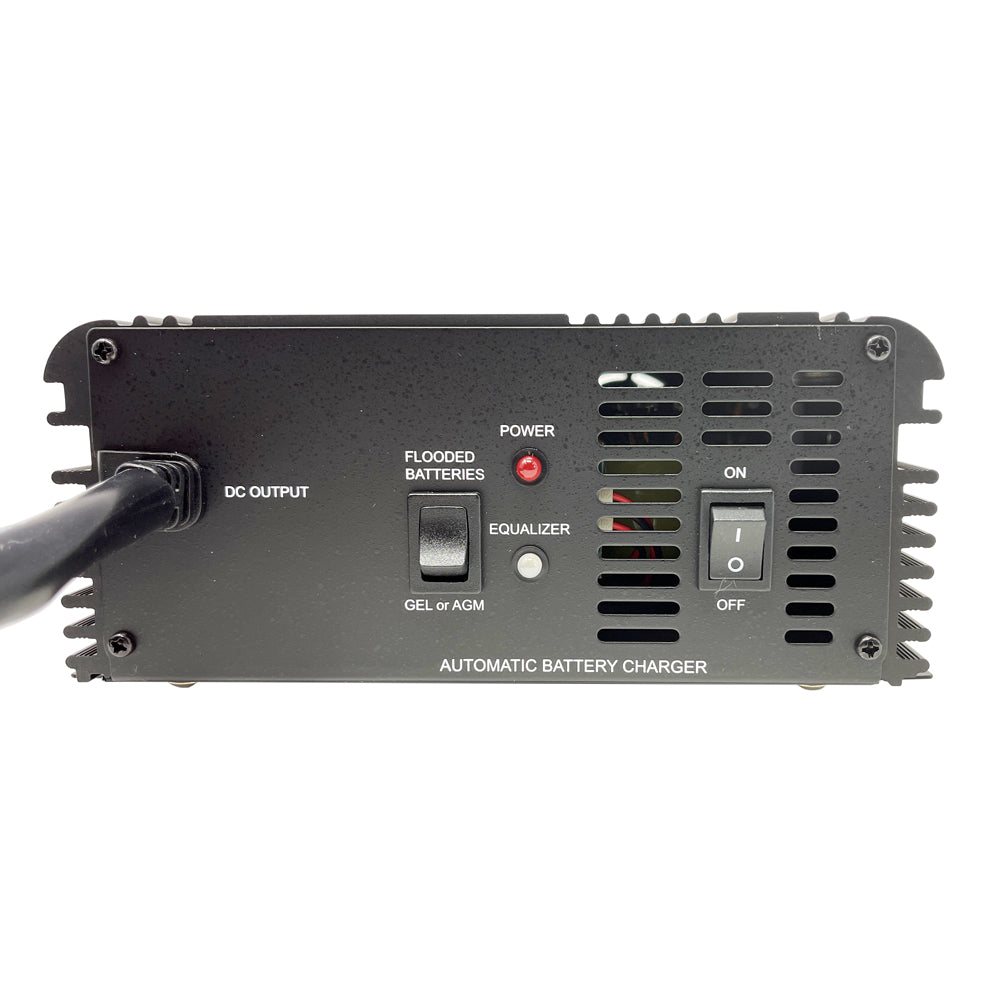 JAC2512-PC - Schauer 12V, 25A Aircraft Power Supply & Fully Automatic Battery Charger with Piper Plug and Battery Clips