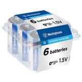 Westinghouse D Dynamo Alkaline - Plastic Tub of 6