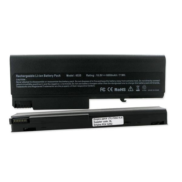 Laptop Battery - HP 10.8V 6600MAH LI-ION / LTLI-9263-6.6 / LAP-538LI