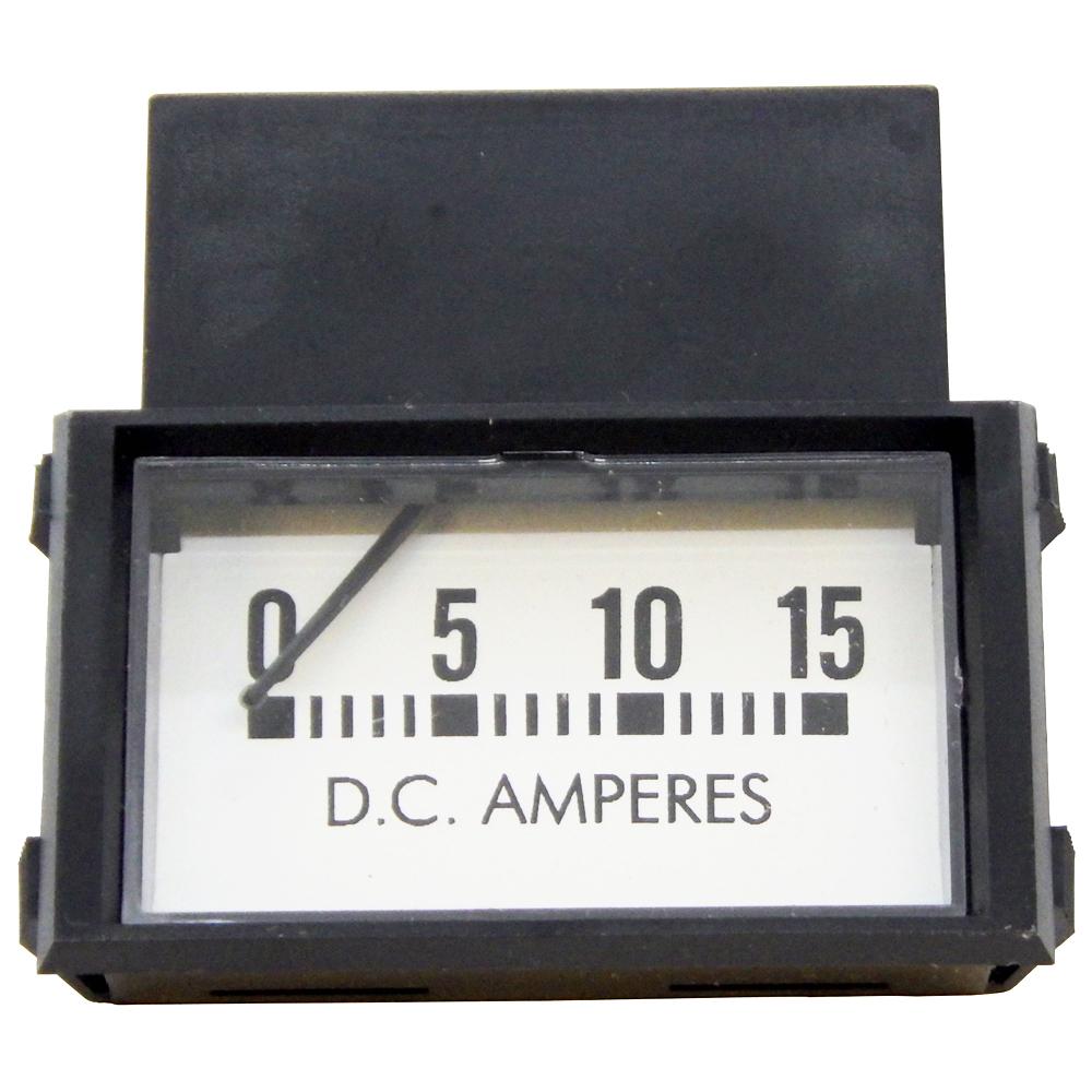 PR18-15I - Amp Meter 0-15A Snap-In Inverted Mount for Schumacher Battery Chargers