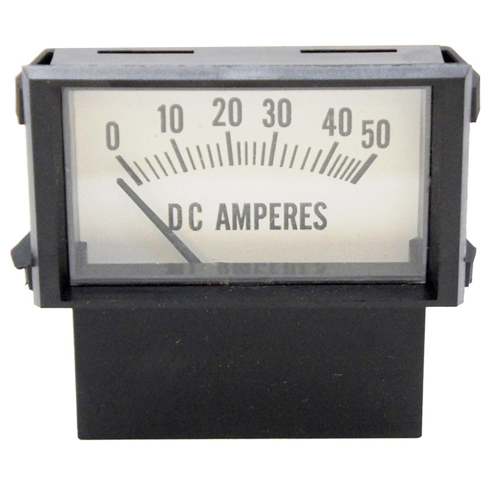 PR18N-50 - Amp Meter 0-50A Snap-In w/Inductive Pick-Up for Battery Chargers