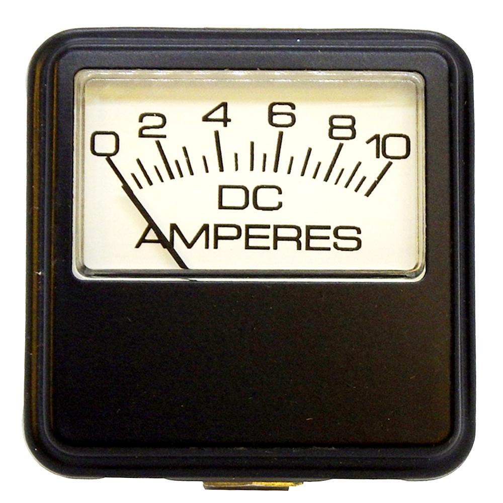 PR24-10 - Amp Meter 0-10A Metal Face Clamp-Mount Heavy-Duty for Battery Chargers