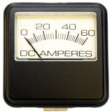 PR24-60 - Amp Meter 0-60A Metal Face Clamp-Mount Heavy-Duty for Battery Chargers