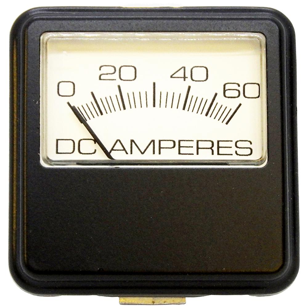 PR24-60 - Amp Meter 0-60A Metal Face Clamp-Mount Heavy-Duty for Battery Chargers