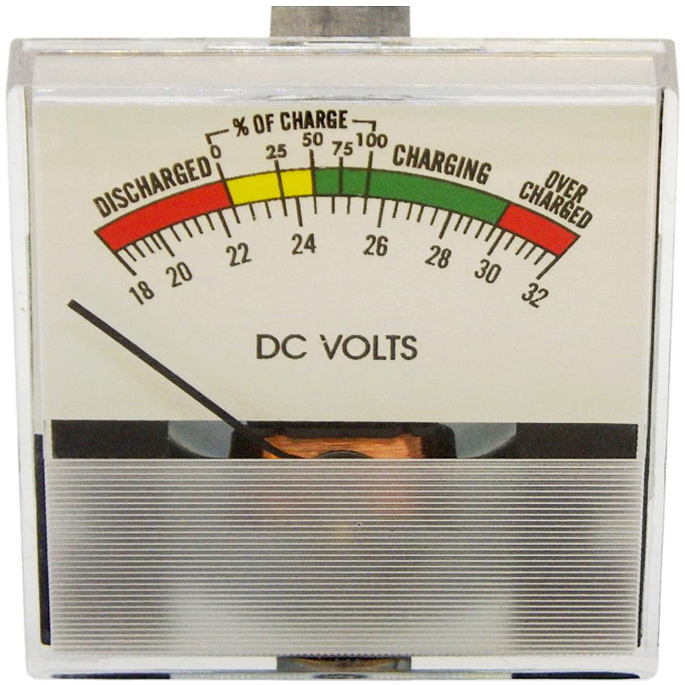 PR37-SC24 - Volt Meter 24V DC State-of-Charge & Battery Test Meter Clamp-Mount