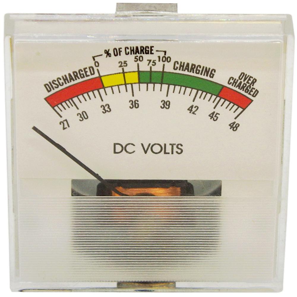 PR37-SC36 - Volt Meter 36V DC State-of-Charge & Battery Test Meter Clamp-Mount