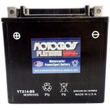 YTX14-BS 12V AGM MC Battery, Dry Charged w/Acid Pack 12 AH, 200 CCA  M3RH4S