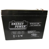 Energy Power 12V, 10AH SLA AGM Battery - T1 Push-on Terminals (.187")