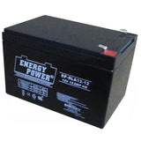 Energy Power 12V, 12AH SLA AGM Battery - T1 Push-on Terminals (.187")