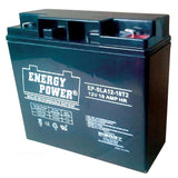 Energy Power 12V, 18AH SLA AGM Battery - T2 Push-on Terminals (.250")
