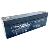 Energy Power 12V, 2.2AH SLA AGM Battery - T1 Push-on Terminals (.187")