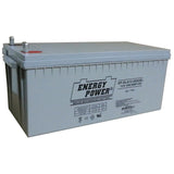 Energy Power 12V, 200AH SLA GEL Battery - B1 Terminals (M8 Nut & Bolt)