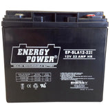 Energy Power 12V, 22AH SLA AGM Battery - Internal Threaded Terminals (M6)