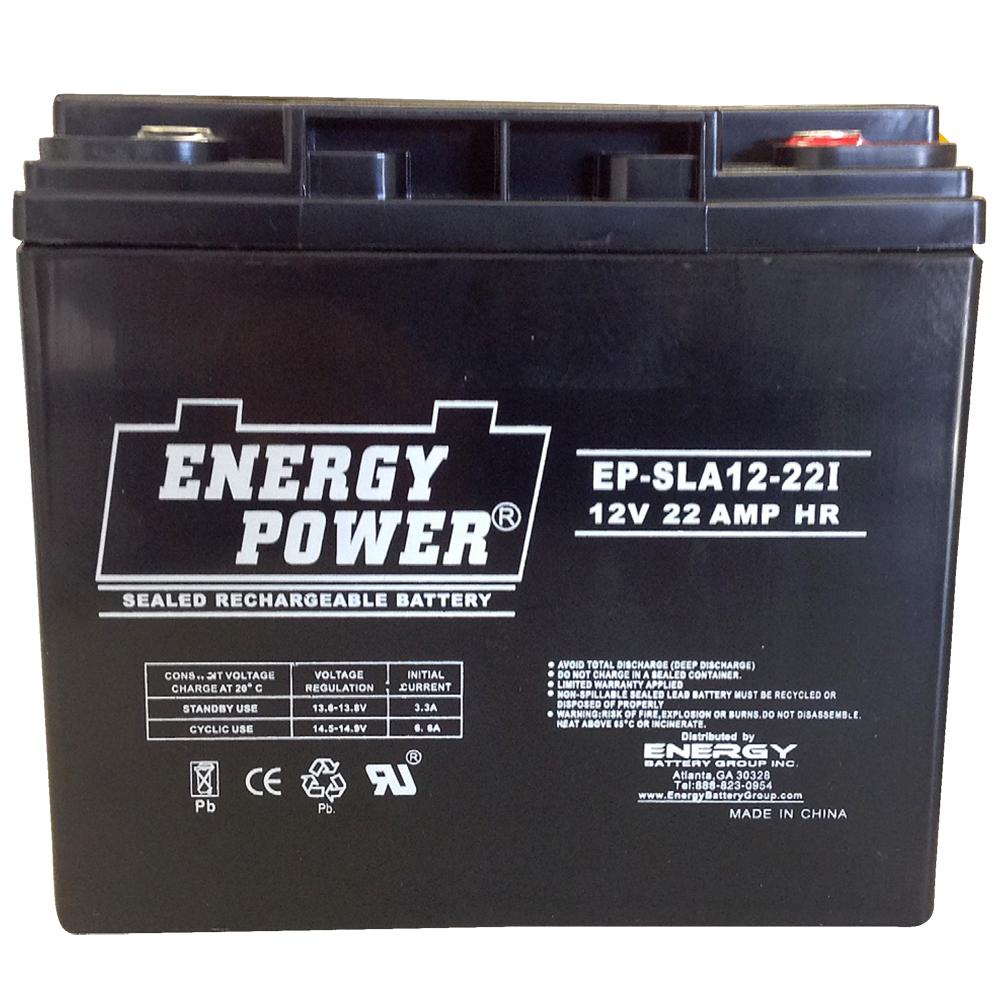 Energy Power 12V, 22AH SLA AGM Battery - INT (M6)
