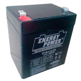 Energy Power 12V, 4AH SLA AGM Battery - T2 Push-on Terminals (.250")