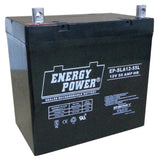 Energy Power 12V, 55AH SLA AGM Battery (22NF) - L Terminals (M8)
