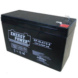 Energy Power 12V, 8AH SLA AGM Battery - T1 Push-on Terminals (.187")