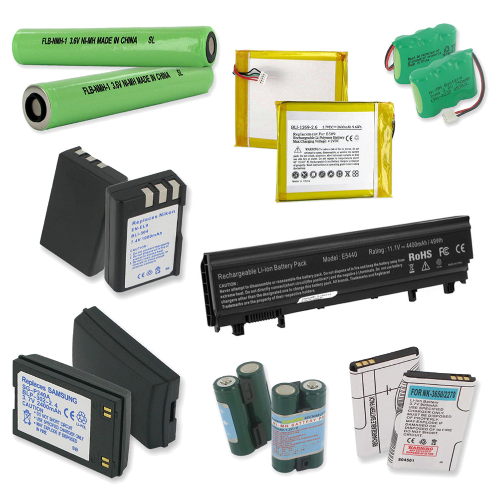 Rechargeable Consumer Electronics Batteries — PLP Battery Supply