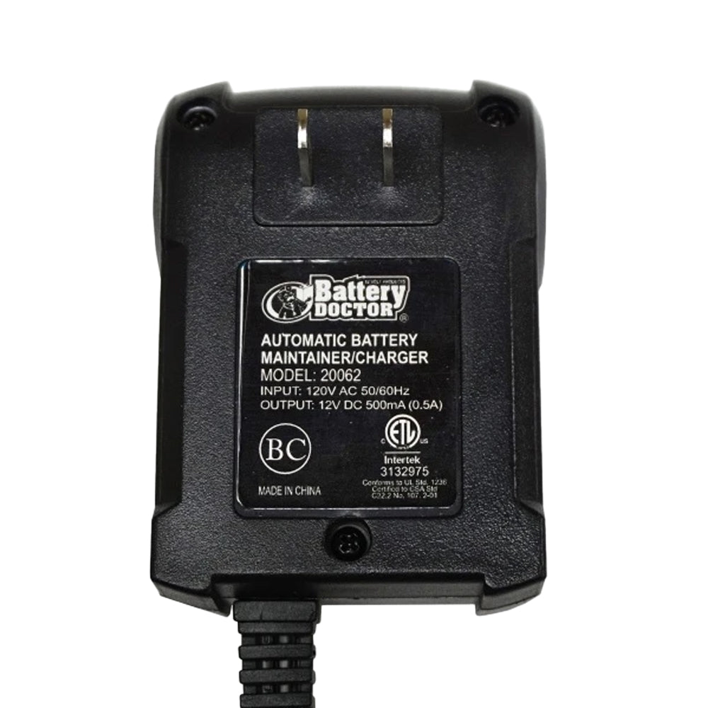 20062 - Battery Doctor® 12V 500mA CEC Smart Battery Charger / Maintainer