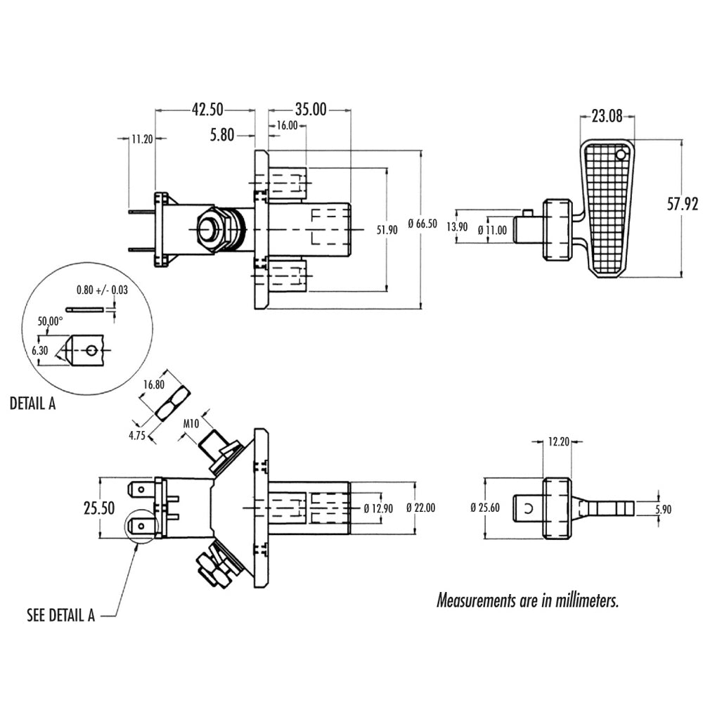 20319-7 - Battery Doctor® Battery & Alternator Water-Resistant Master Switch