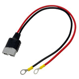 206000066 - Schauer Industrial Charger Adapter - SB50 Gray to 3/8" Ring Terminals