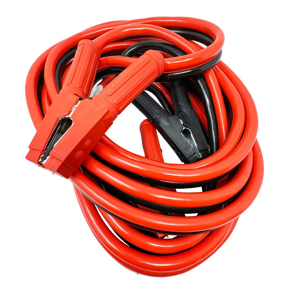 Super Duty Booster Cables, 25 ft - 1ga - 500A Clamps