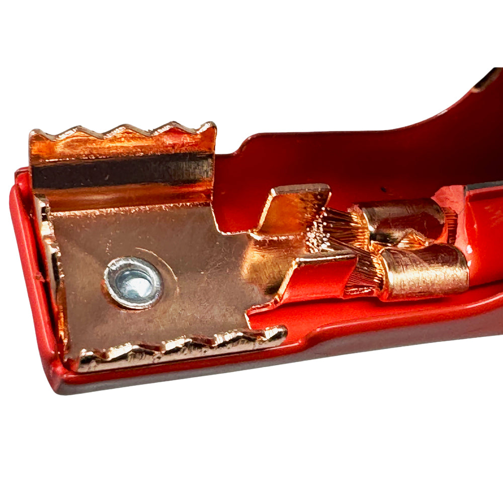 Heavy Duty Booster Cables, 16 ft - 4ga - 400A Clamp