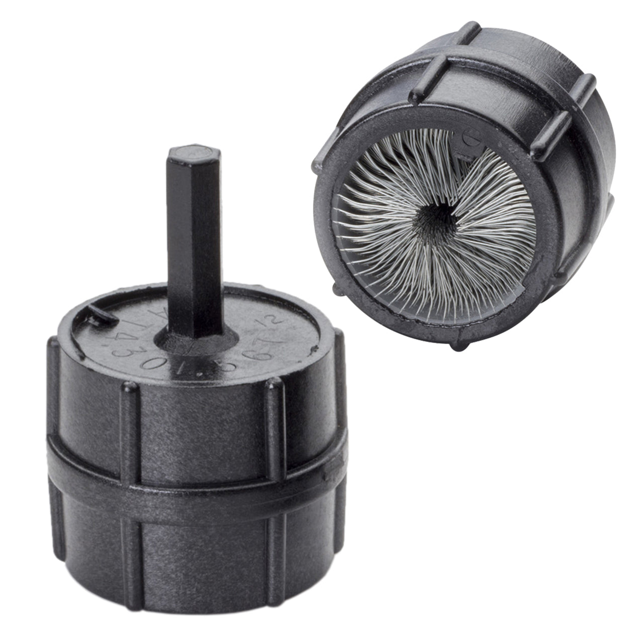 505JPN - JIS (Japanese "Pencil Post") Negative Terminal Power Cleaner with Composite Hex Stem - Use with Power Drill