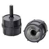 505N - Power Battery Top NEG Post Cleaner with Composite Hex Stem (Black) - Use with Power Drill