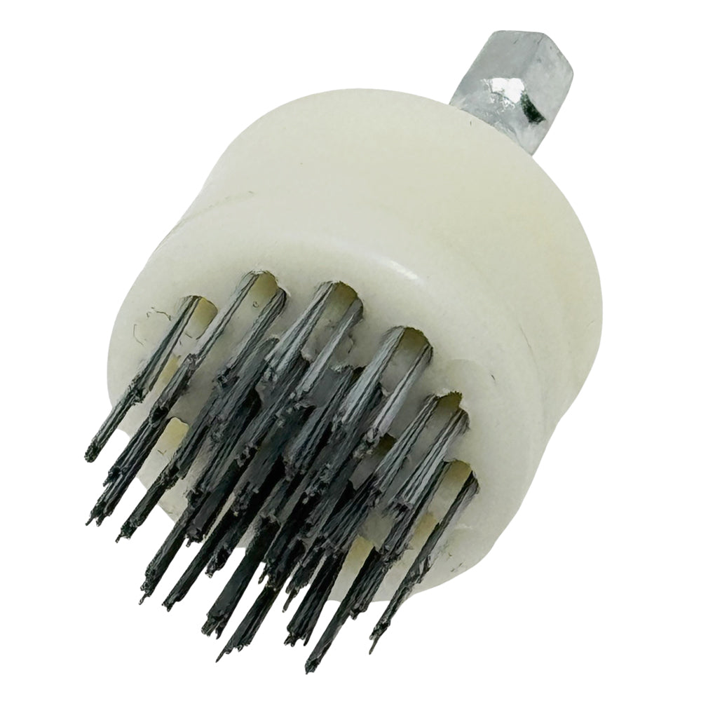 509SSHQD - Power Solid Utility Brush with Quick-Disconnect Hex Stem - Use with Quick-Disconnect Driver or Power Drill