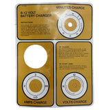 54-A141 - Associated Eqpt Top Label for Early Model 6003 (NOS)