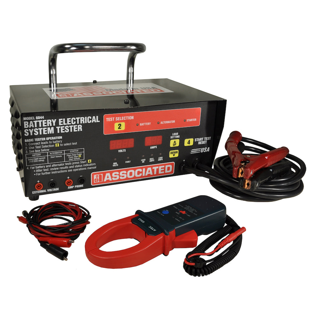 Associated 6044 12V Automatic Battery & 12/24V Electrical System Analyzer