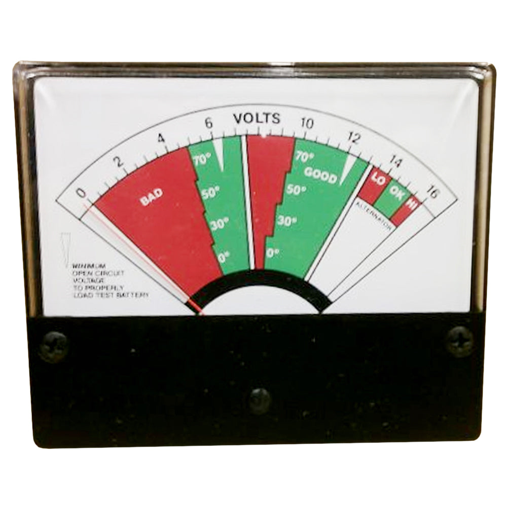 610316 - Associated Eqpt 0-16 Volt Meter Analog  6037 YA275 (NOS)