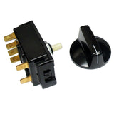 610560 - Associated Eqpt 8-Position Rotary Selector Switch, 277V W/Euro Knob