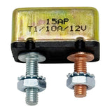 6723 Series - DC Circuit Breaker, 12V Auto-Reset, 10A, 15A, 20A, 30A, 40A, 50A Ratings, #10-32 Studs