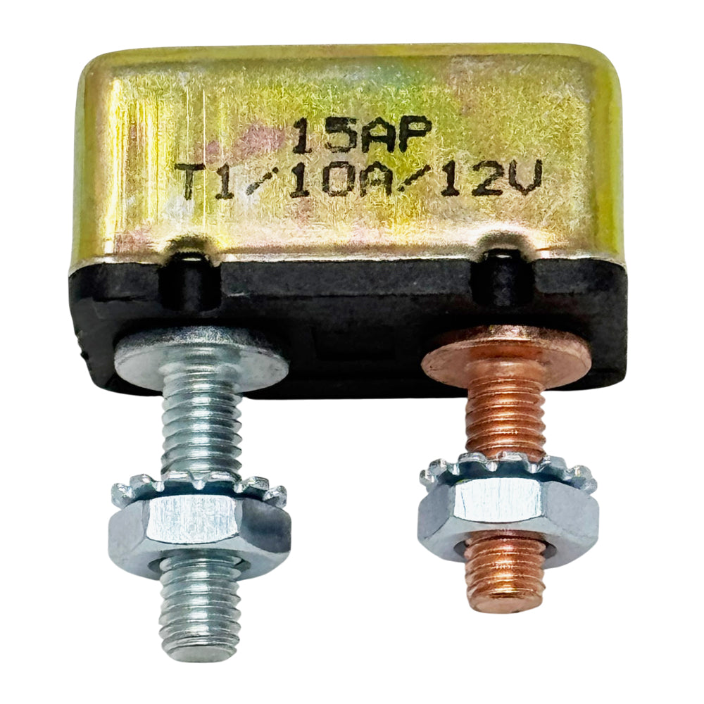 6723 Series - DC Circuit Breaker, 12V Auto-Reset, 10A, 15A, 20A, 30A, 40A, 50A Ratings, #10-32 Studs