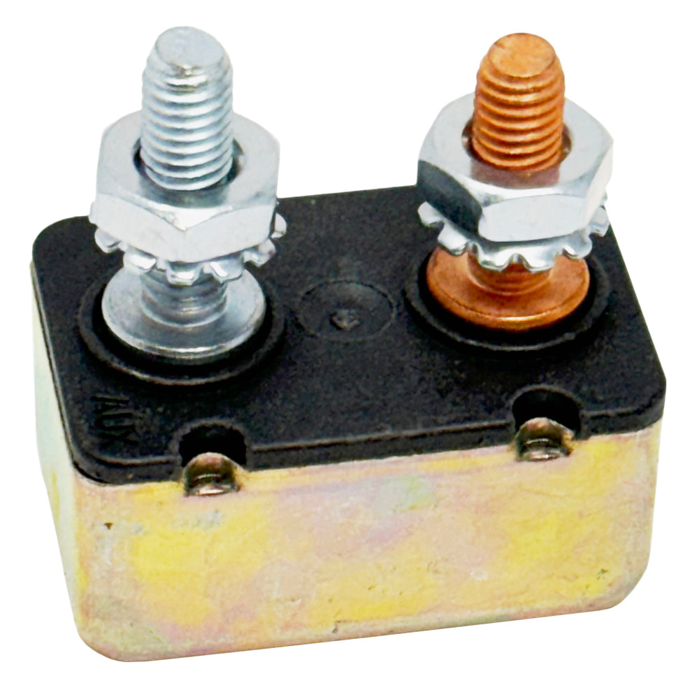 6723 Series - DC Circuit Breaker, 12V Auto-Reset, 10A, 15A, 20A, 30A, 40A, 50A Ratings, #10-32 Studs
