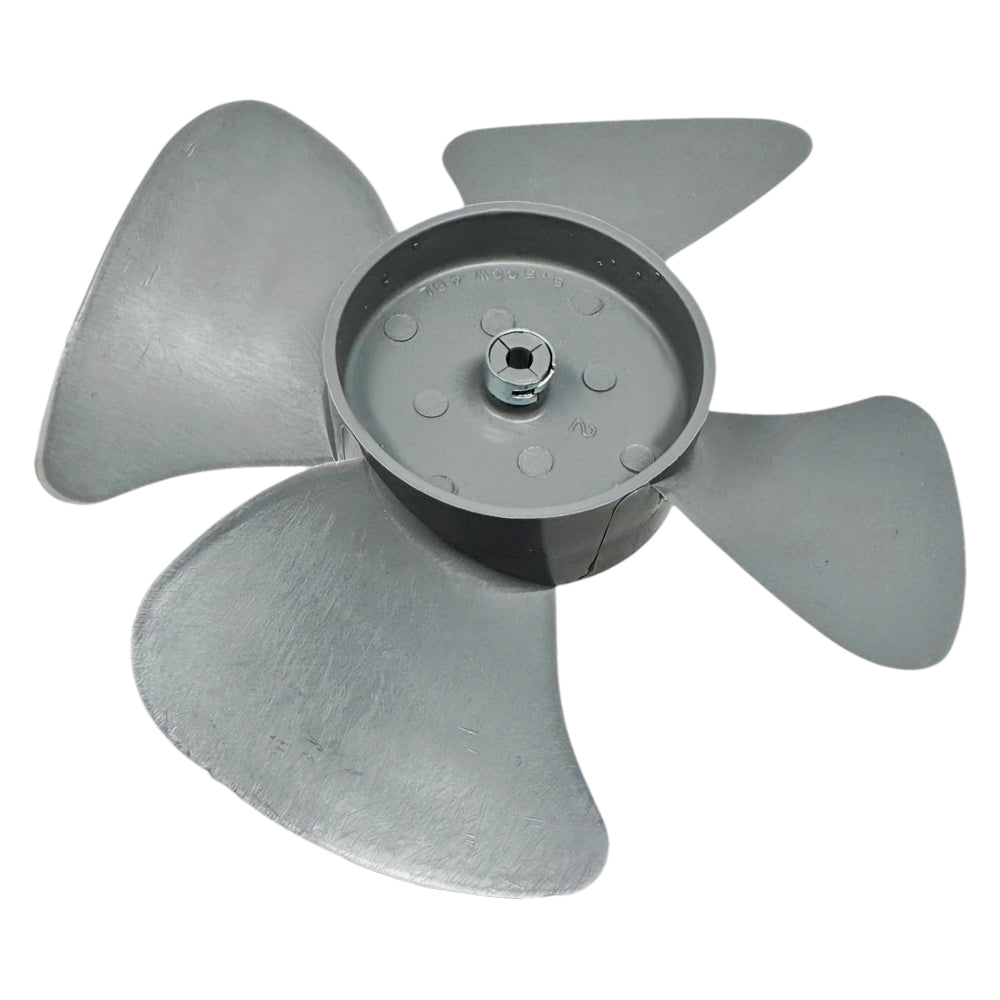 696011 - Plastic Fan Blade, Gray, 4 Blades, 5.5", CCW, 3/16" Shaft, Press-Fit - Fits 696019, 696021