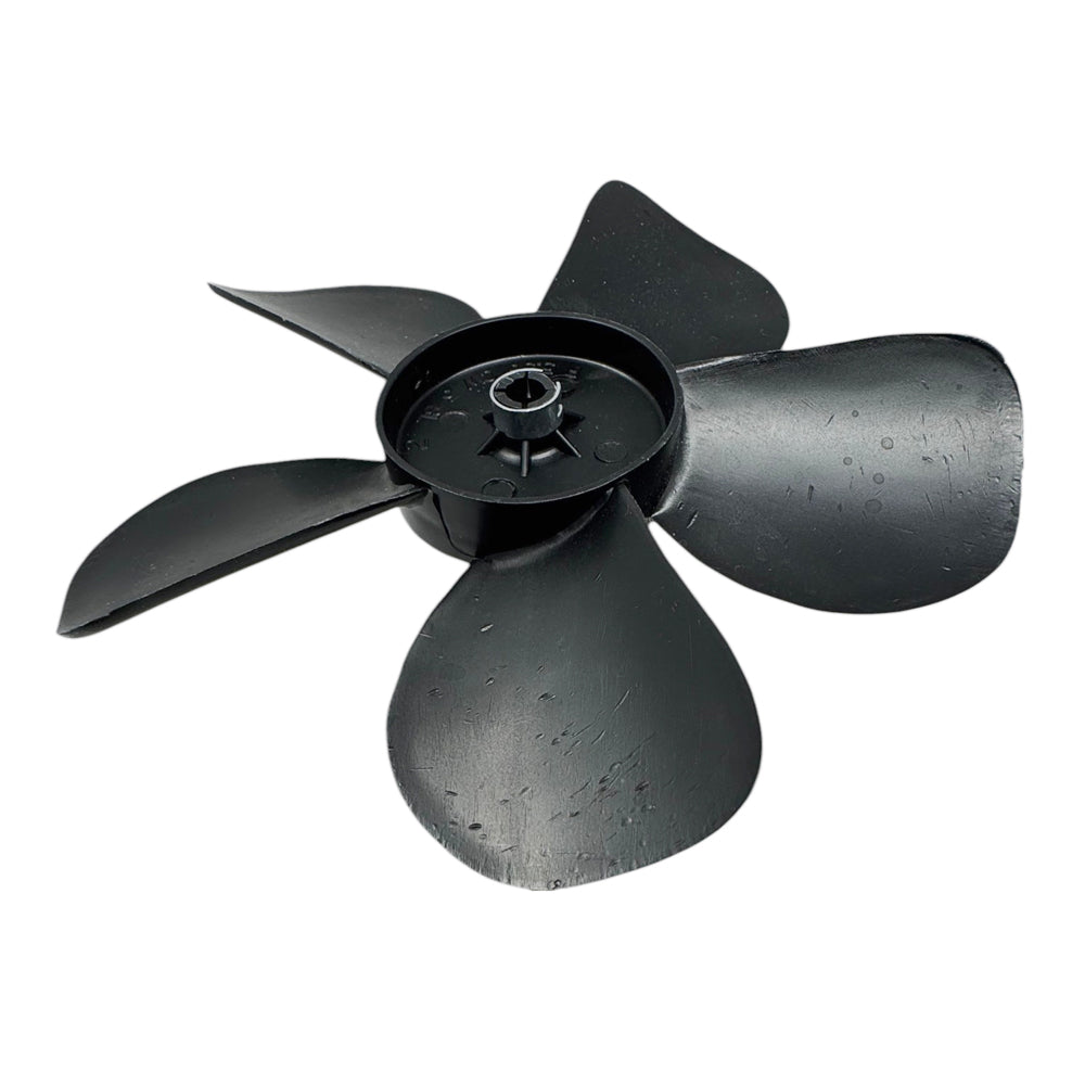 696012 - Plastic Fan Blade, Black, 5 Blades, 5.56", CW, 1/4" Shaft, Press-Fit - Fits 610190