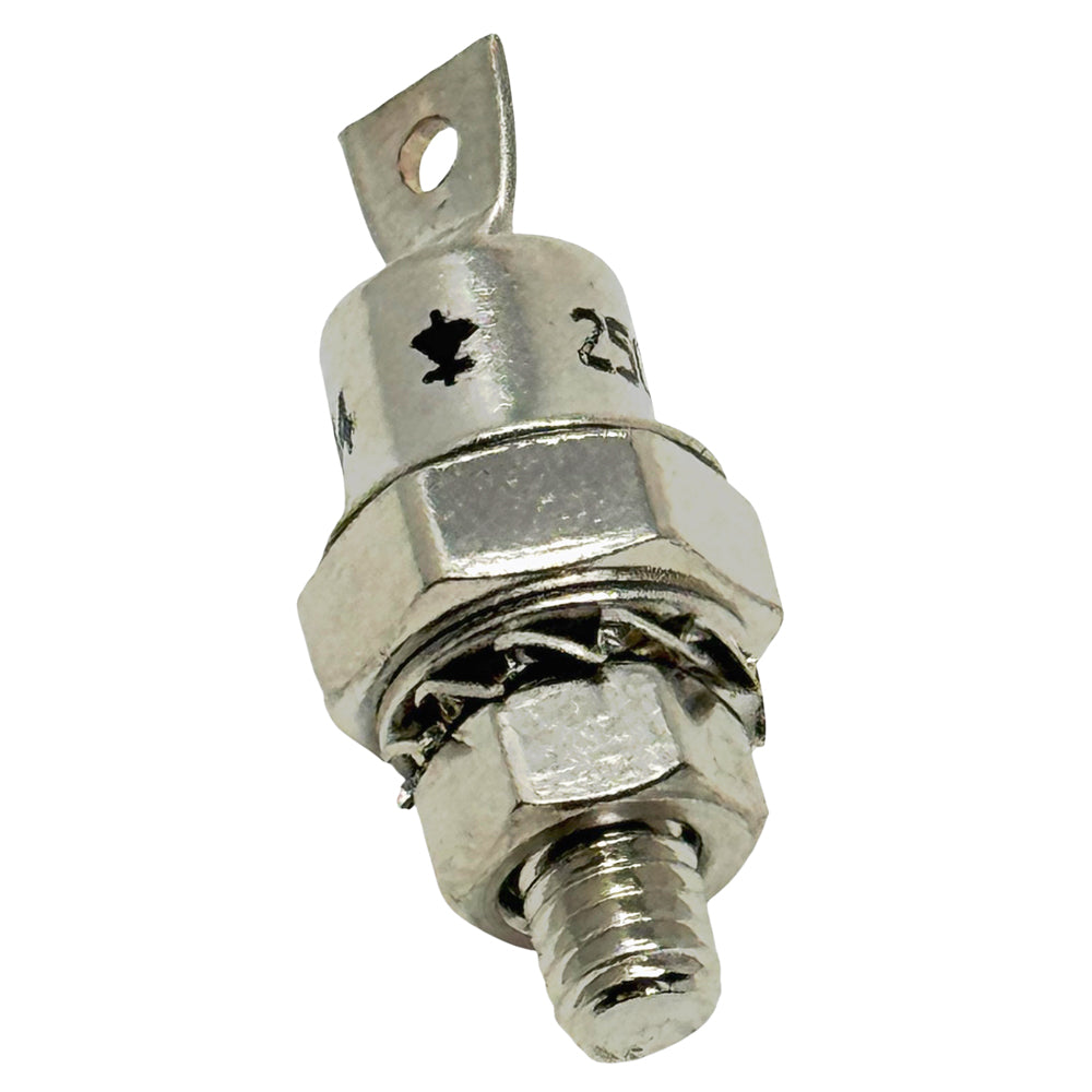 696044 - Stud Mount Diode, 25 Amp, #10 Stud, 400 PRV Positive (Cathode Stud)