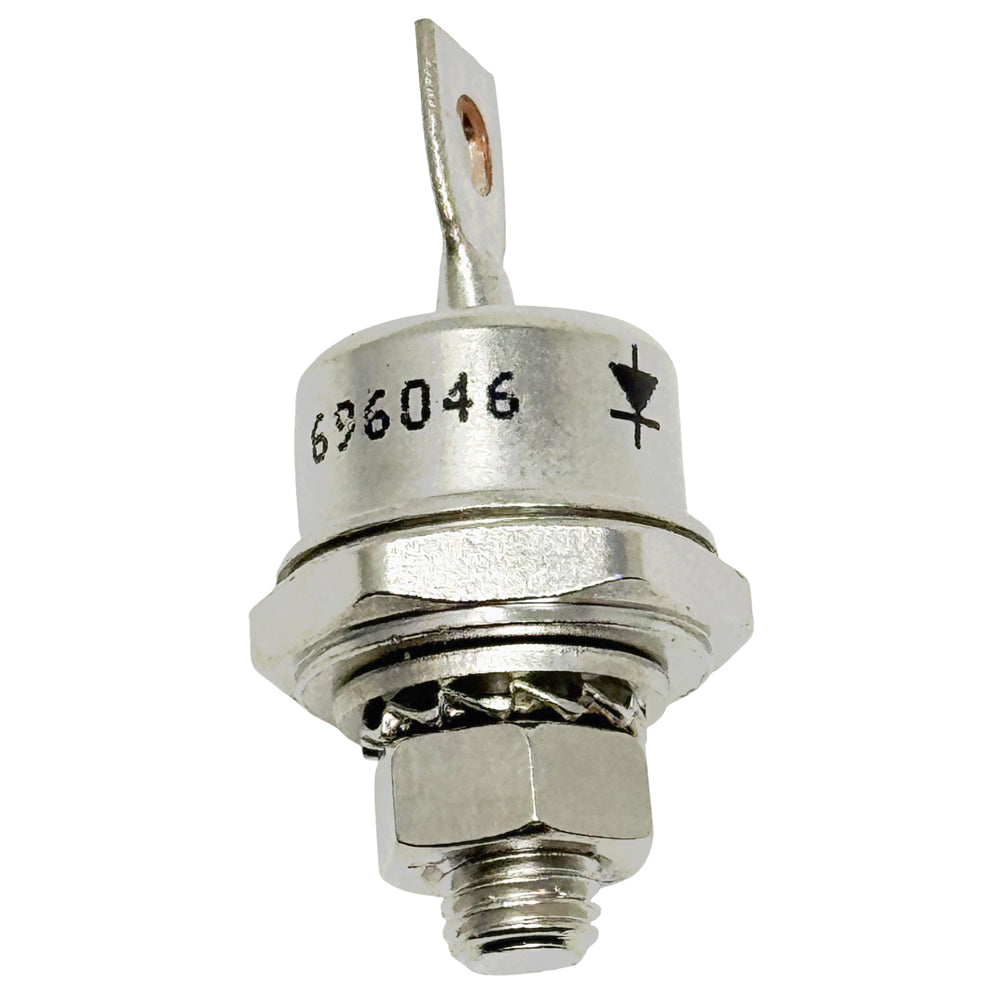 696046 - Stud Mount Diode, 85 Amp, 1/4" Stud, 400 PRV Positive (Cathode Stud)