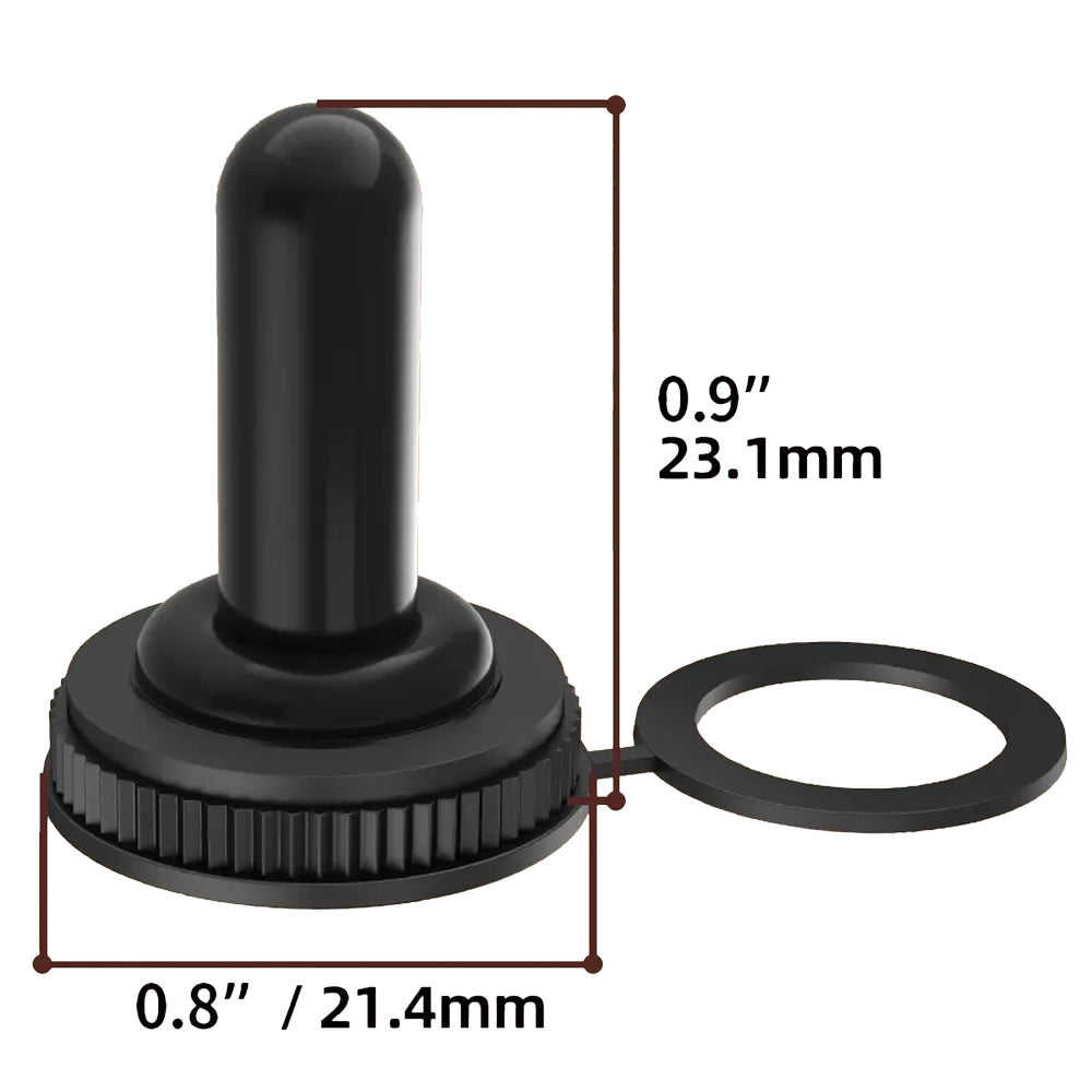 696320 - Waterproof Rubber Toggle Switch Cover with Gasket