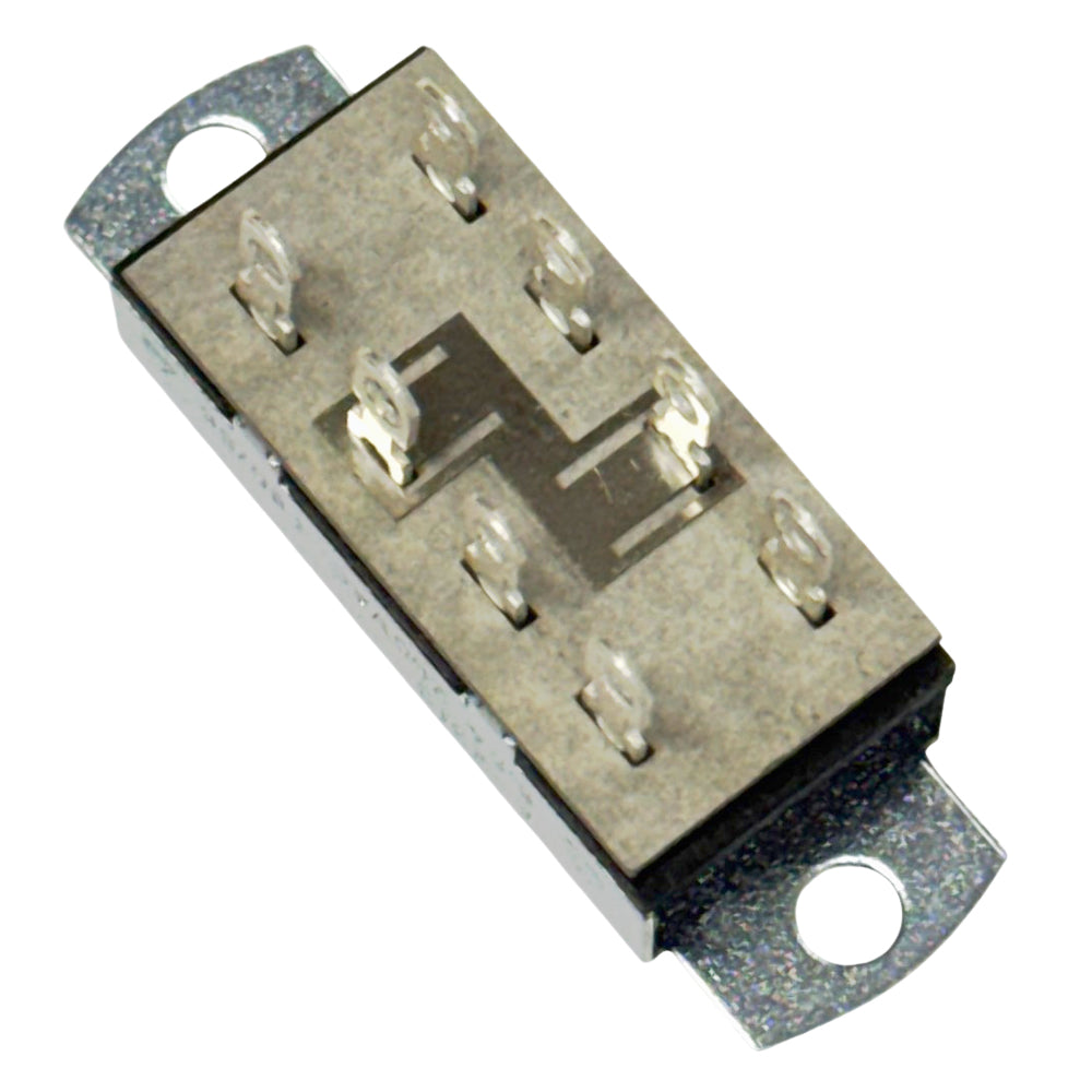 696364 - Switch Kit - 3 Position Slide Switch with Contact Bridge (8 terminal) - replaces Schumacher 0499000031