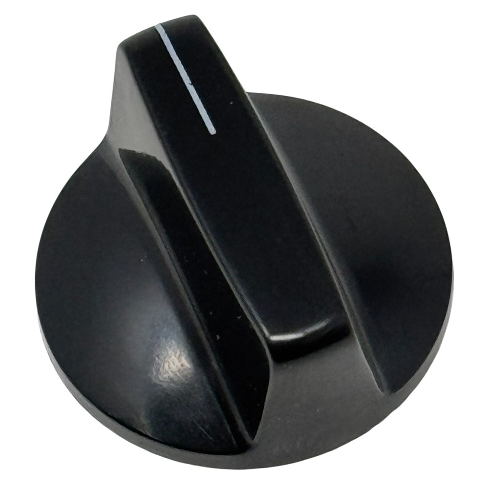 696554 - Knob, 1.5" Diameter Skirted for Switches with Flatted 1/4" D-Shaft - Push-On
