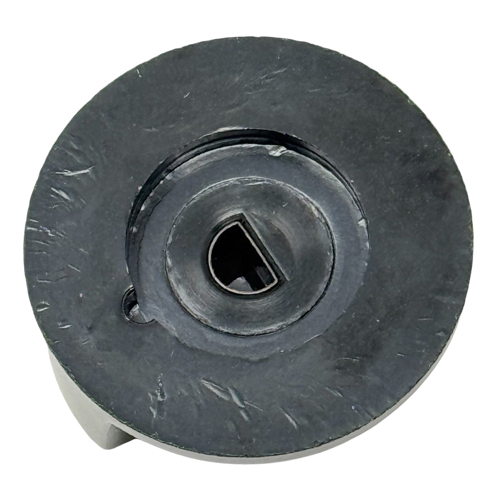696554 - Knob, 1.5" Diameter Skirted for Switches with Flatted 1/4" D-Shaft - Push-On