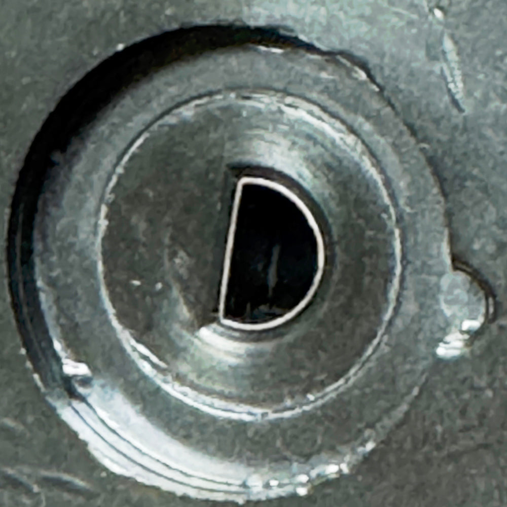 696554 - Knob, 1.5" Diameter Skirted for Switches with Flatted 1/4" D-Shaft - Push-On
